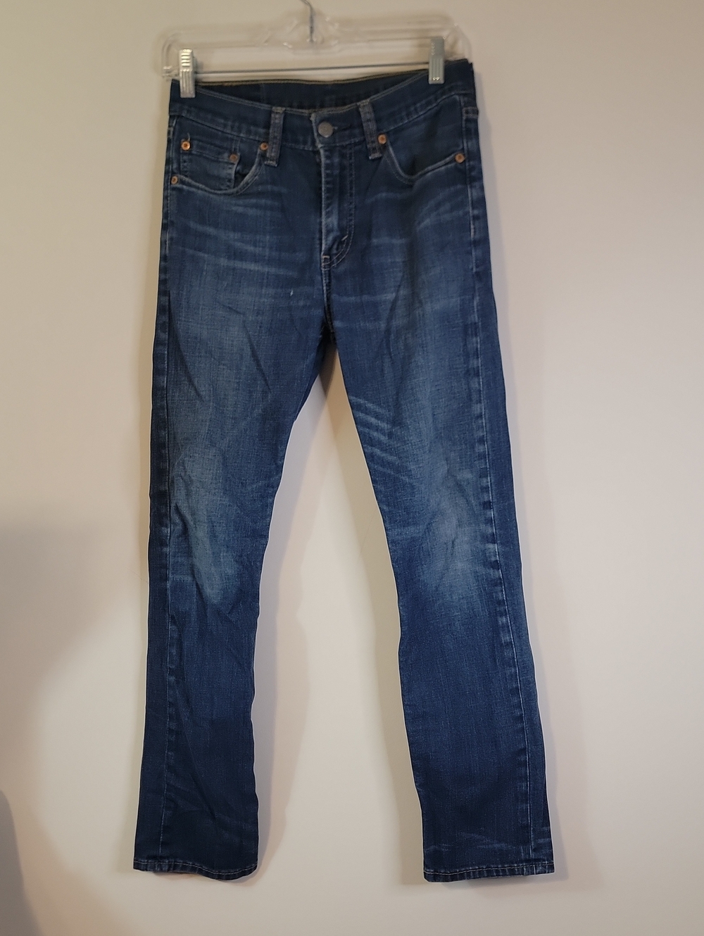 Levi's Slim Straight Dark Blue Jeans